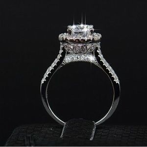 White Diamonique Ring